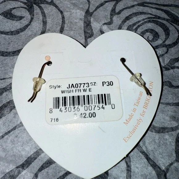 Brighton Wish Drop Earrings. NWT - Picture 2 of 2